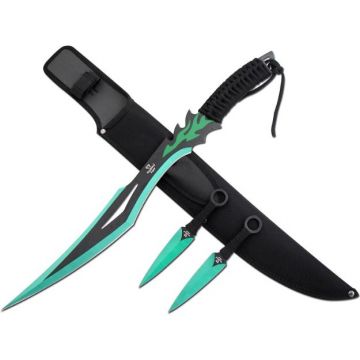 Snake Eye Tactical Ninja-Sword Comes With Throwing Knife